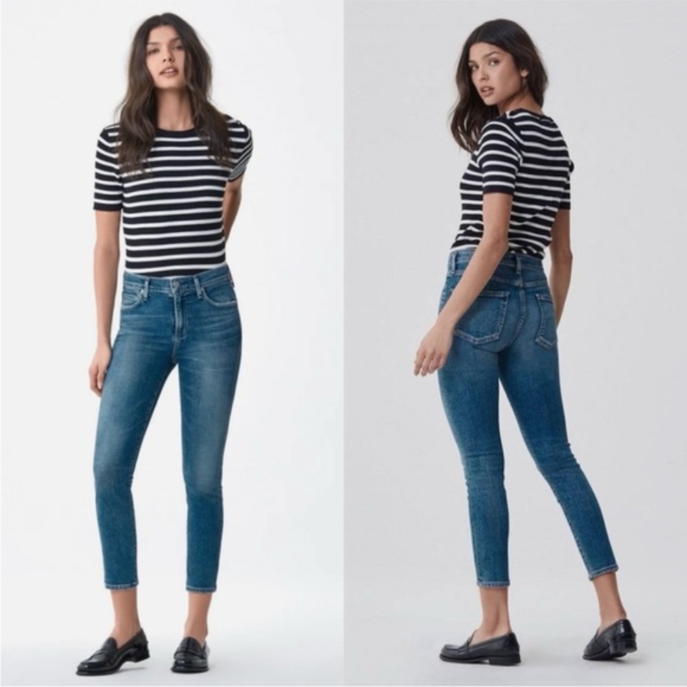 Citizens of Humanity Rocket Crop High Rise Skinny in Orbit